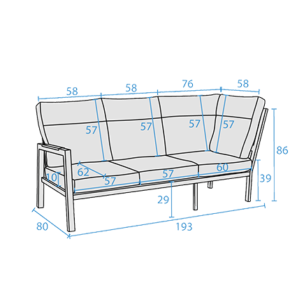 Tudor Left corner dimensions image