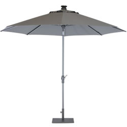 Small Image of Kettler 3.0m Wind-up Parasol in Taupe