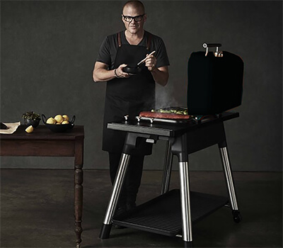 Image of Everdure Furnace Gas BBQ in Graphite