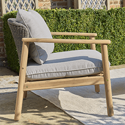 Extra image of Kettler Freeport 4 Seat Wooden Lounge Set with Coffee Table
