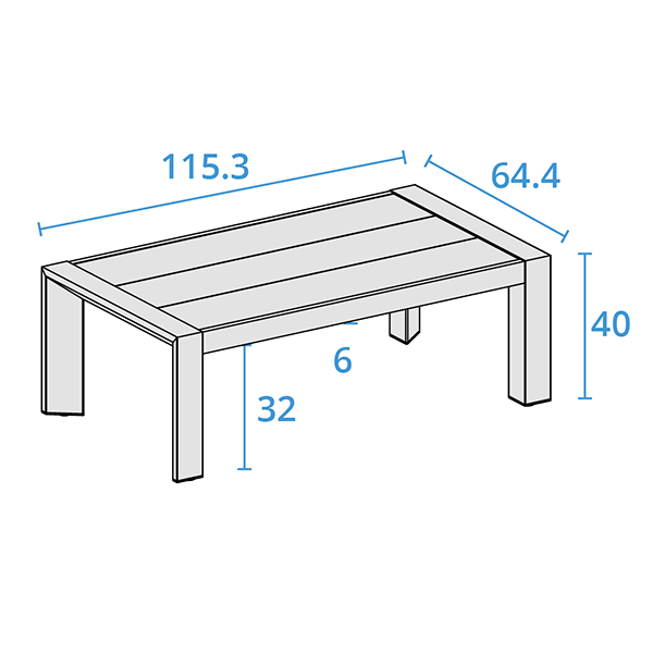 Table dimensions image