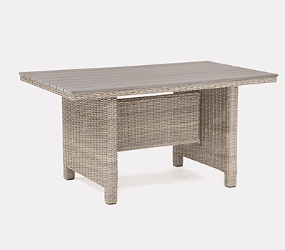 Image of Kettler Palma Mini Slatted Table in Oyster
