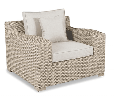Image of Kettler Palma Luxe Armchair in Oyster and Stone, x2