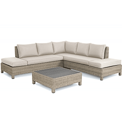 Extra image of Kettler Palma Signature Low Lounge Set in Oyster / Stone