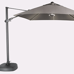 Small Image of Kettler 3.0m Square FA Parasol Taupe