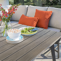 Extra image of Kettler LaMode Weave Corner Sofa Dining Set - NO CHAIRS