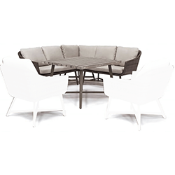 Extra image of Kettler LaMode Weave Corner Sofa Dining Set - NO CHAIRS