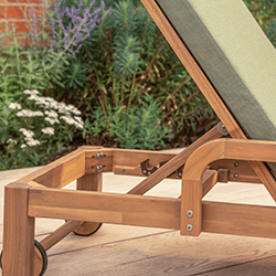 Extra image of Kettler Meadow Sunlounger with Cushion