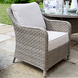 Extra image of Kettler Charlbury Signature  6 Seat Round Casual Dining Set with Lounge Chairs