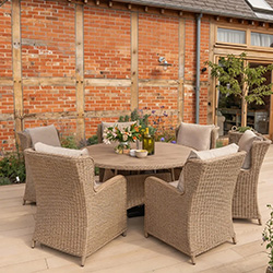 Image of Kettler Derwent 6 Seat Dining Set - No Parasol