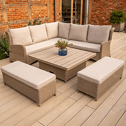 Extra image of Kettler Derwent Square Recliner Corner Set