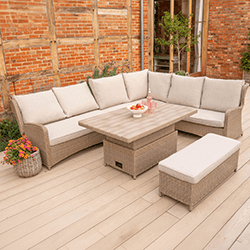 Extra image of Kettler Derwent Rectangular Recliner Corner Set