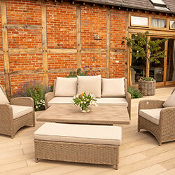 Extra image of Kettler Derwent Lounge Set with 3-Seat Reclining Sofa