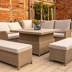 Extra image of Kettler Derwent Square Recliner Corner Set