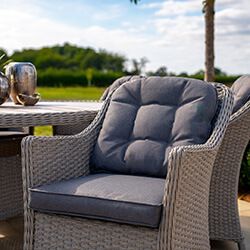 Extra image of Kettler Foxley 6 Seat Dining Set with Eco Wood Table - NO PARASOL