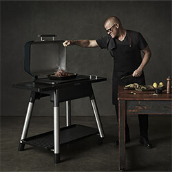 Small Image of Everdure Force Gas BBQ in Graphite