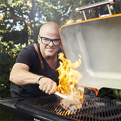 Extra image of Everdure Furnace Gas BBQ in Orange