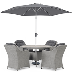 Extra image of Kettler Foxley 4 Seat Dining Set with 120cm Table