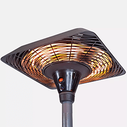 Extra image of Kettler Kalos Universal Electric Floor Standing Heater in Grey