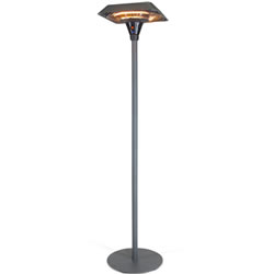 Small Image of EX-DISPLAY/COLLECTION ONLY Kettler Kalos Universal Electric Floor Standing Heater in Grey