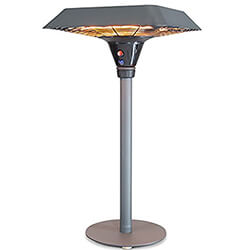 Small Image of Kettler Kalos Universal Electric Table Top Heater in Grey