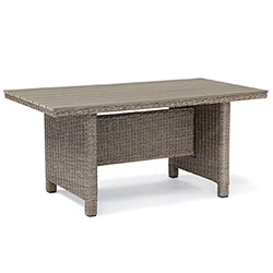 Extra image of Kettler Palma Corner Polywood Topped Table in Rattan