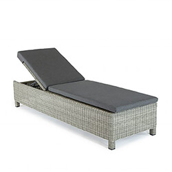 Small Image of Kettler Palma Lounger in White Wash