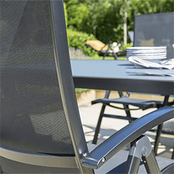 Extra image of Kettler Surf Active Multi Position Dining Chair in Iron Grey