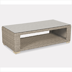 Small Image of Kettler Palma Luxe Coffee Table in Oyster