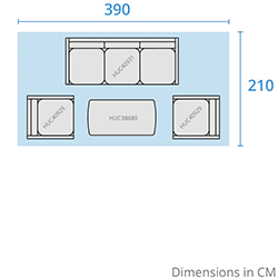 Extra image of Kettler Meadow 5 Seat Lounge Set