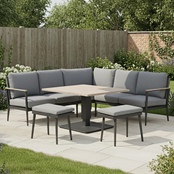 Image of Kettler Merano Corner Set with Adjustable Table