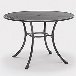 Small Image of Kettler Mesh Caredo/Siena 110cm Dining Table with Parasol Hole