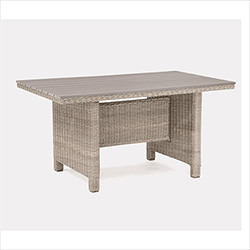 Small Image of Kettler Palma Mini Slatted Table in Oyster