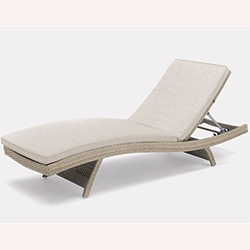 Extra image of Kettler Palma Universal Weave Lounger - Oyster & Stone