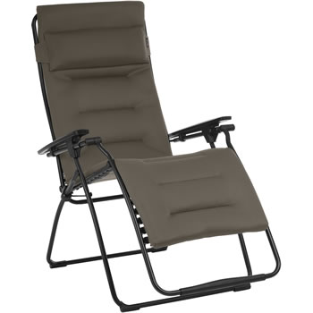 Image of EX-DISPLAY / COLLECTION ONLY - Lafuma Futura Air Comfort Padded Recliner - Taupe - LFM3124