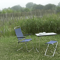 Extra image of Lafuma Chair Alu Victoria Batyline Folding Armchair - Ocean - LFM1961