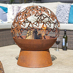 Image of La Hacienda Butterfly Globe Firepit