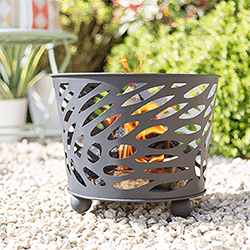 Small Image of La Hacienda Nami Steel Fire Basket