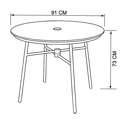 dining table dimensions image