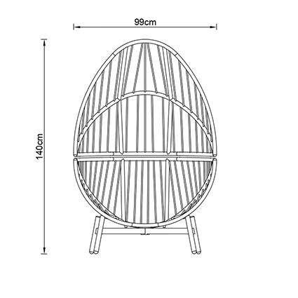 Single cocoon dimensions image