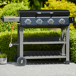 Extra image of Grillstream SmashGrill 4 Burner - Matt Black
