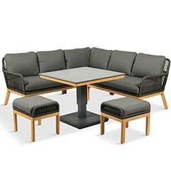 Extra image of LG Peru Compact Corner Set with Adjustable Table