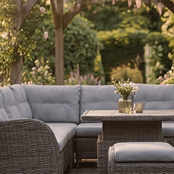 Extra image of LG St Tropez Sand Compact Corner Set with Adjustable Table