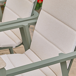 Extra image of LG Tuscany 6 Seat Dining Set with 3m Parasol