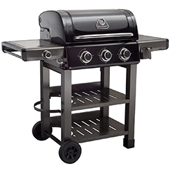 Extra image of Grillstream Carbon 3 Burner with Side Burner - Black