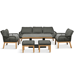 Extra image of LG Peru Lounge Dining Set with Adjustable Table