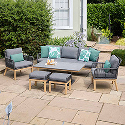Extra image of LG Peru Lounge Dining Set with Adjustable Table