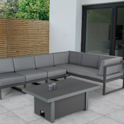 Kettler Menos Versa Corner Sofa Set with Adjustable Table - £1169 ...