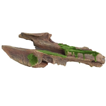 Image of Fluval Brown Driftwood Replica With Moss 44cm