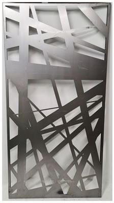 Image of Shard Design 2mm Steel Rustic Metal Screen 1.8m tall